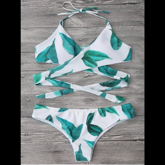 Zaful Other - Zaful wrap bikini top